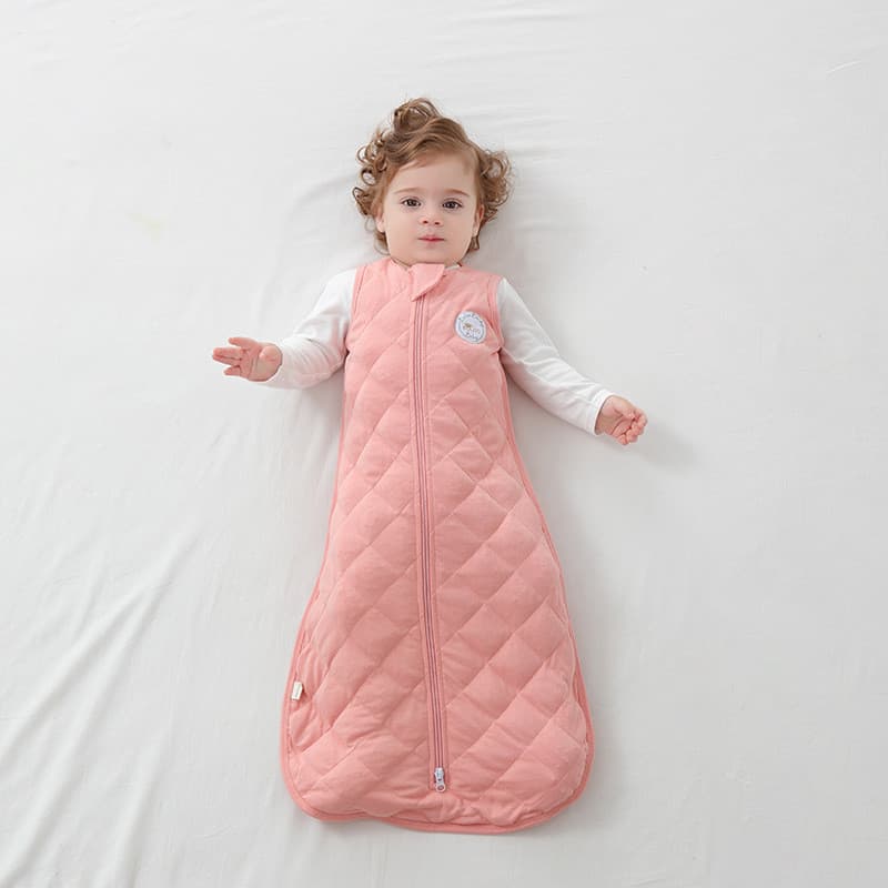 Colete de bebê saco de dormir estilo outono inverno mais algodão puro bebê acolchoado criança recém-nascido colcha Anti-