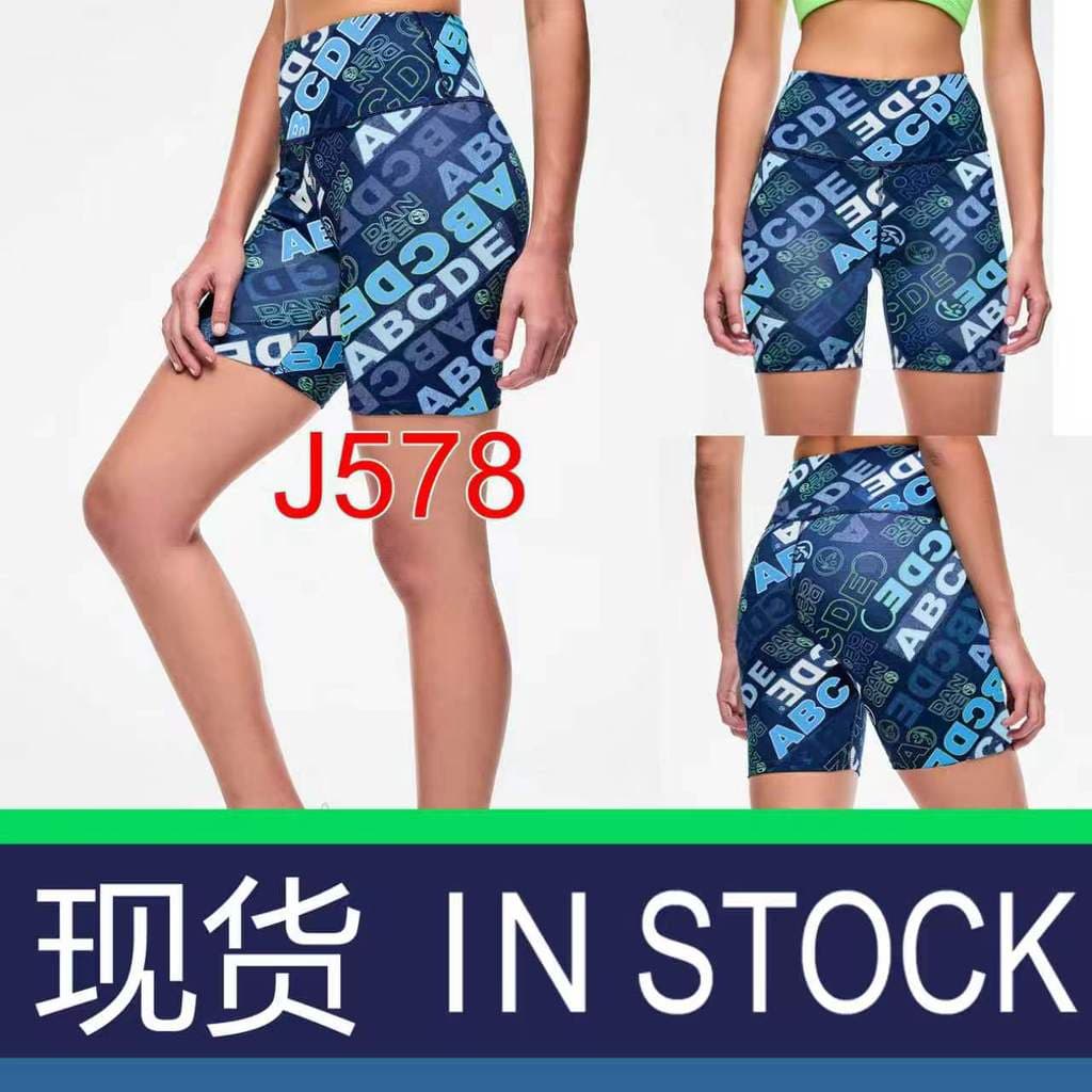 ZW Zunba Denim série novo estilo de Fitness Wear secagem rápida elástico magro esportes shorts Yoga J578