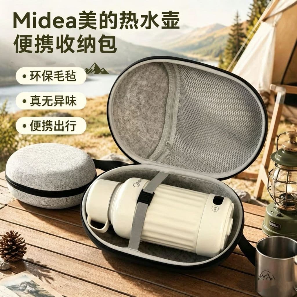 Adequado para midea DB12X18-PRO chaleira caixa de armazenamento DB12 copo água fervente caso protetor