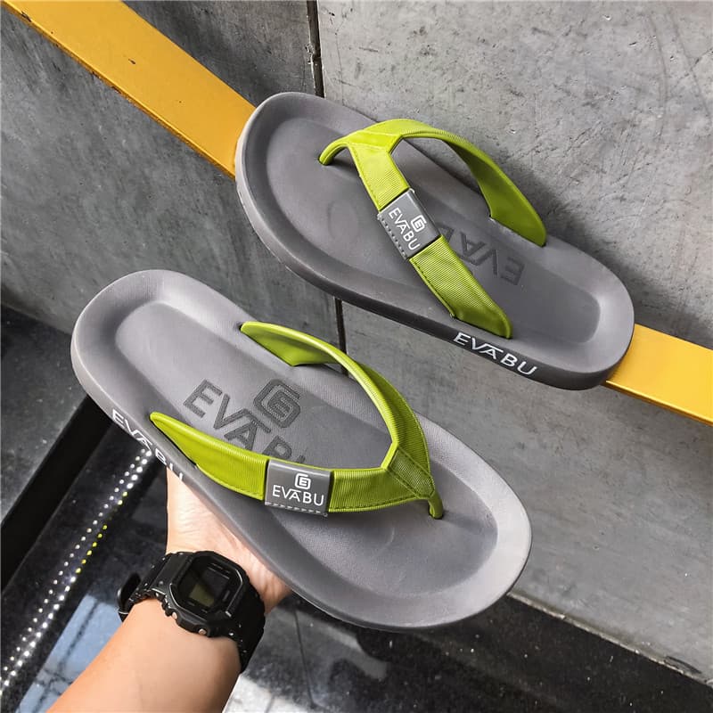 Verão flip-flops masculino antiderrapante flip-flops sandálias chinelos masculinos ao ar livre Casual praia chinelos mod