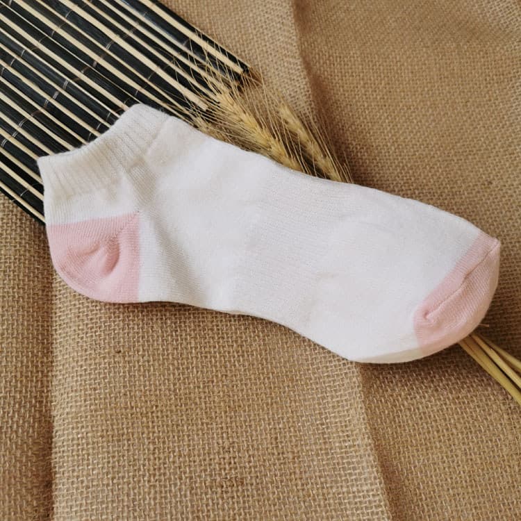 Meias antibacterianas femininas meias de algodão puro meias esportivas primavera outono branco barco meias femininas boc