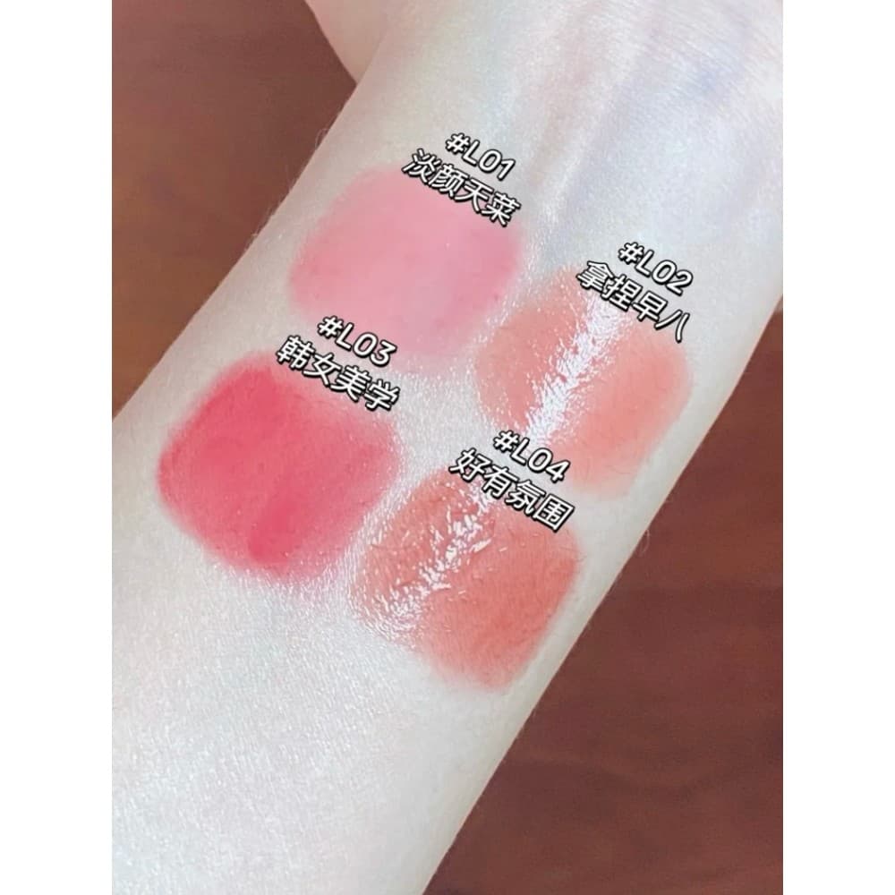VEECCI/VEECCI pudim lábio bochecha creme multiuso brilho de água Blush esmalte labial dupla utilização estilo coreano lu