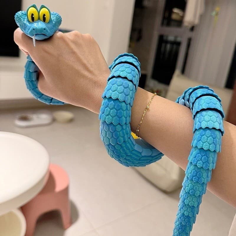 [Desconto de novo produto] Crazy Animal City 2 Mercadoria Garrett A Snake Impressão 3d Móvel Descompressão Brinquedo Bon