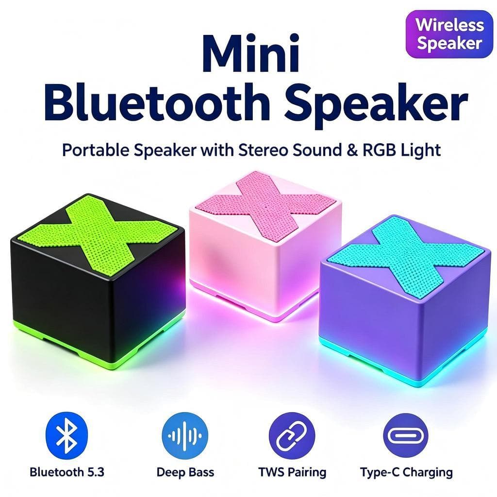 Portátil sem fio bluetooth alto-falante Subwoofer casa Mini carro ao ar livre alto-falante bluetooth