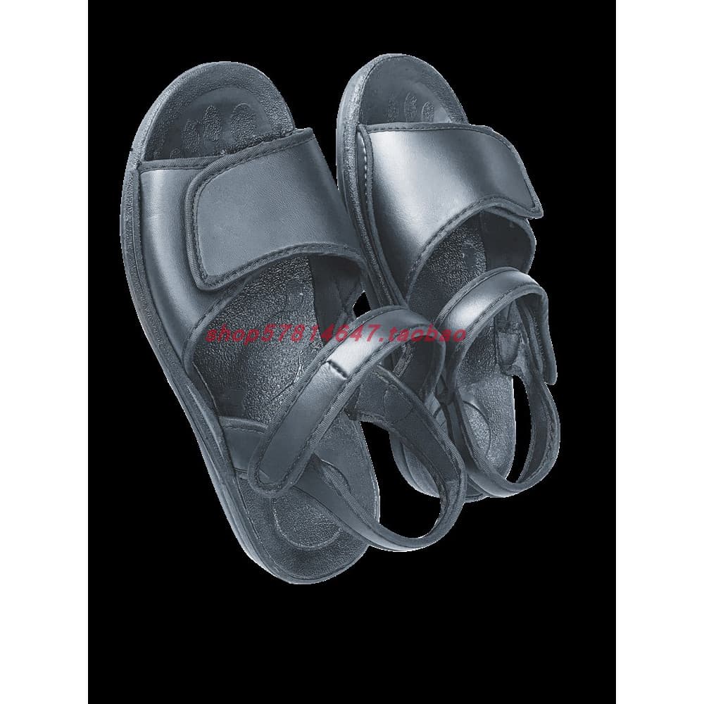 Sandálias de Velcro ESD A-2040B Sala limpa sem poeira Oficina farmacêutica Sapatos de trabalho Antiderrapantes @