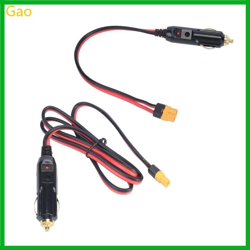 Isqueiro De Carro Gao Para 60 Cabos De Alimentação 12V 24V 14AWG Com Fio Vermelho E Preto Luz Indicadora Carregamento De