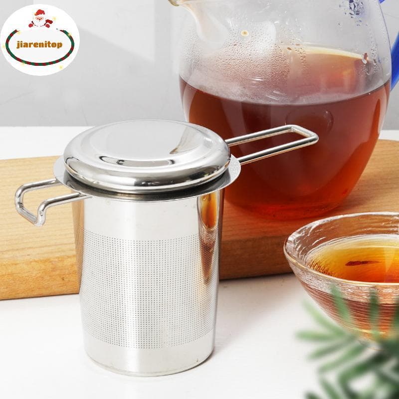 jiarenitop Sacos De Filtro De Malha Fina Mais Íngreme Para Chá De Folhas Soltas De Aço Inoxidável Café Tempo De Reutiliz
