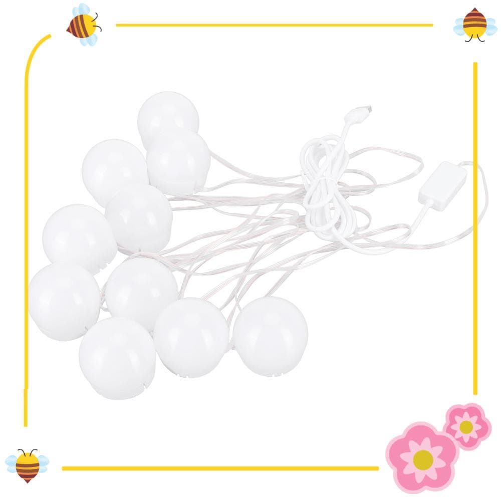 Luzes De Espelho LED  , Maquiagem Tipo PC + ABS , Plugue USB Em Lâmpadas Brancas Modernas