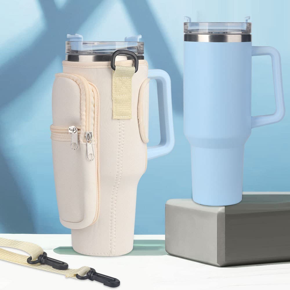 Bolsa Para Copo Térmico 1200ml Capa para Copo Com Alça Ajustável Garrafa Térmica