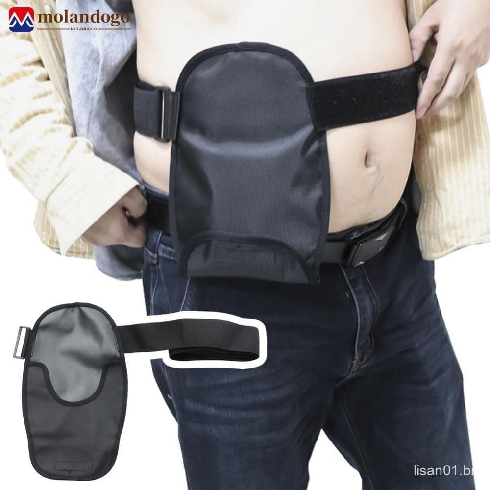 Mandogo Malha Respirável Capa De Proteção De Bolso De Uma Peça Saco De Suspensão Fixo Fístula Drenagem Cinto V2Y2