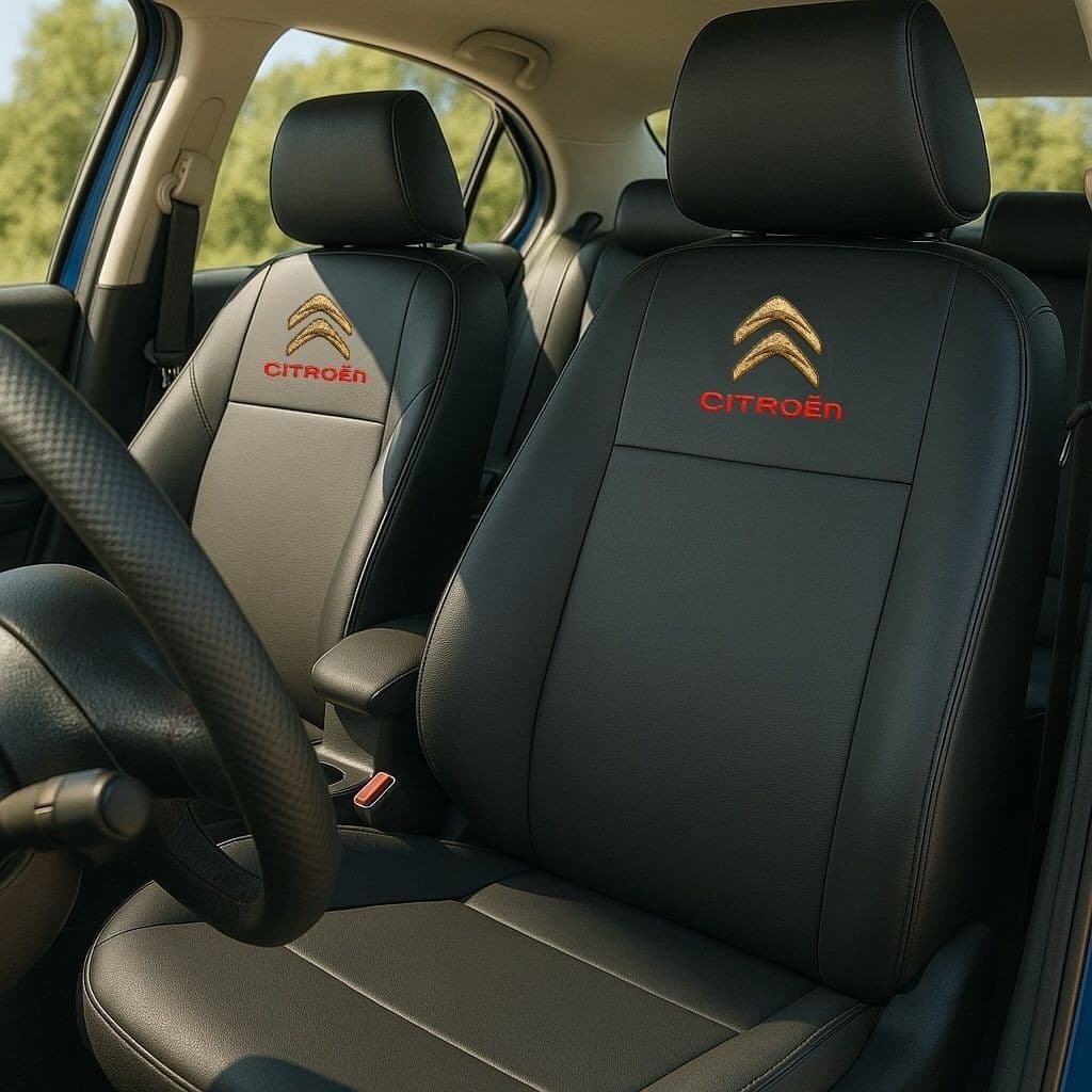 Capa de Banco em Couro Impermeável Para C3 C4 Cactus Picasso