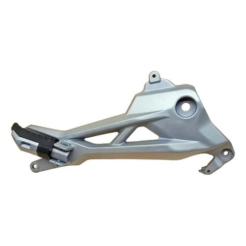 BACALHAU SUPORTE PEDALEIRA MEGA MOTOS TITAN 160 PRATA  C/ PED (LADO DIREITO)