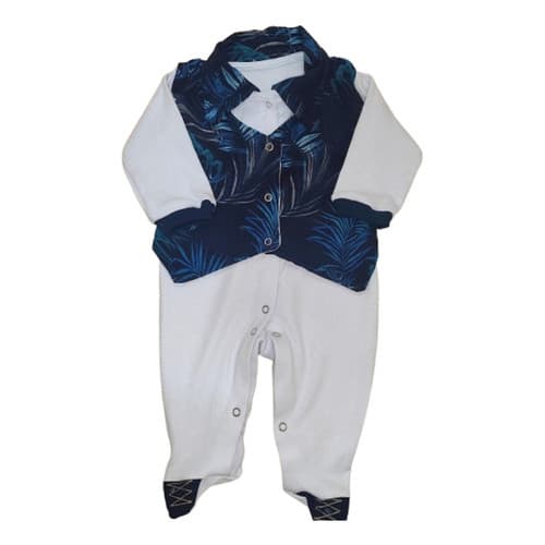 Macacão De Bebe Menino Recém Nascido A 3 Meses Roupa De Bebê