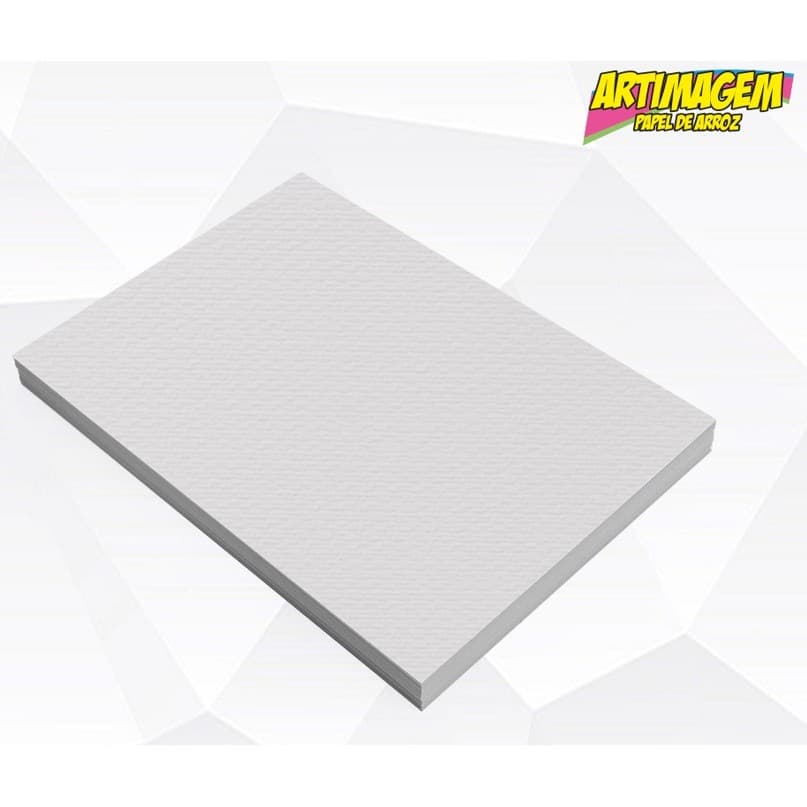 Artimagem Papel Arroz Branco A4 Pacote Com 5 Unidades
