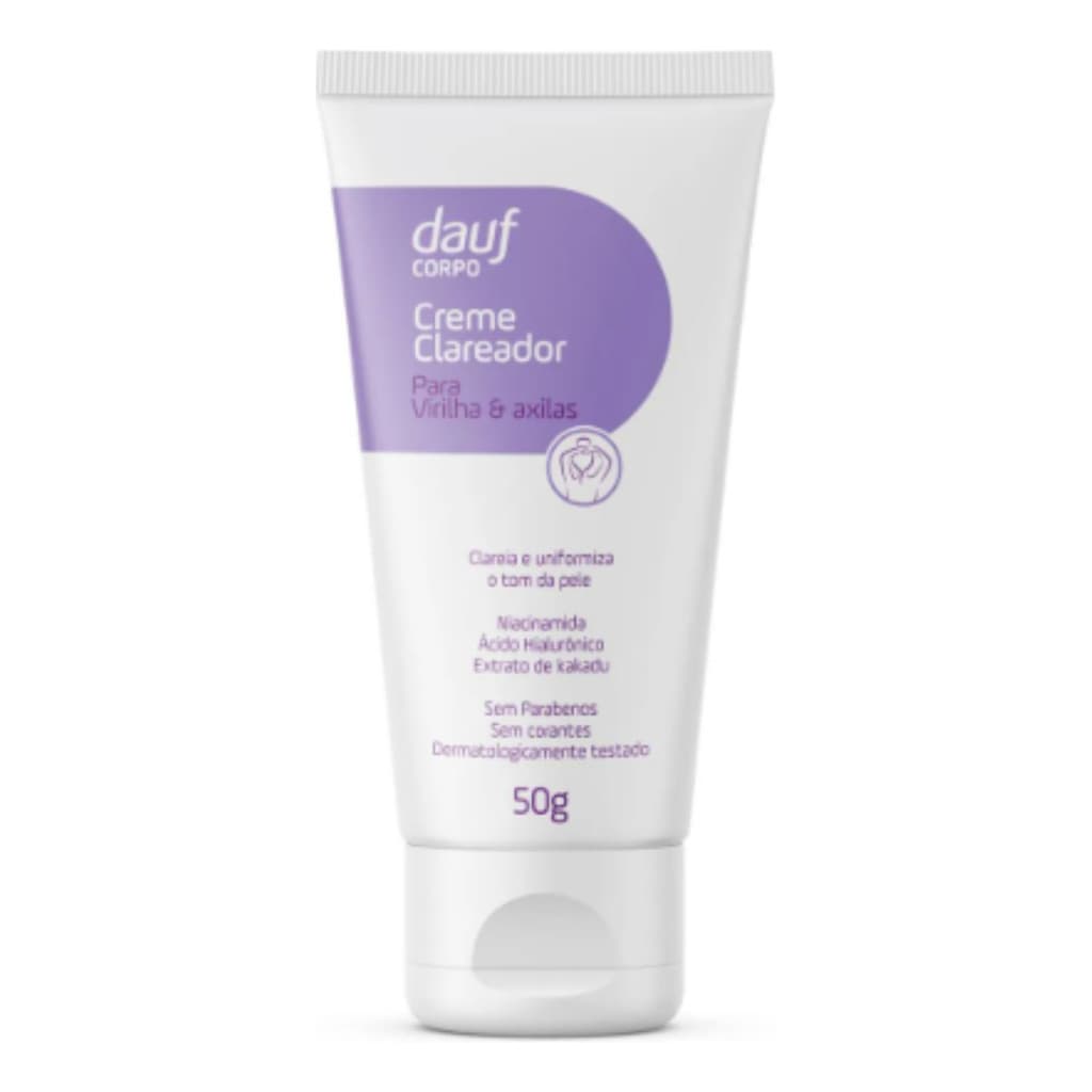 Creme Clareador Dauf Para Virilha E Axilas 50g Neutra