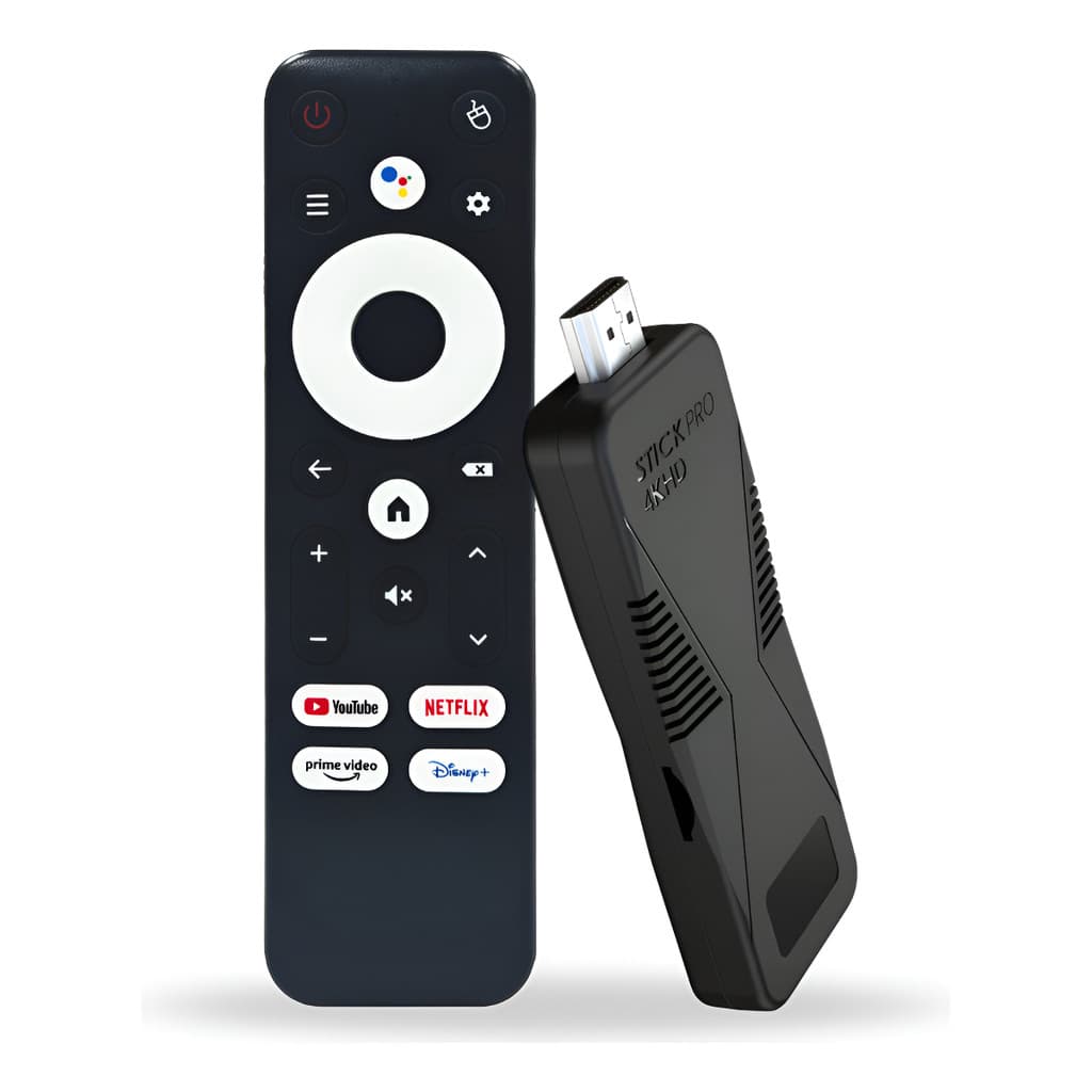 Tv Stickpro 4k Proeletronic Controle Por Voz Android Tv