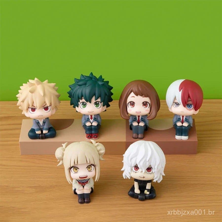 10cm Boku no Hero Academia Anime Figura Midoriya Izuku De Ação Bakugo Katsuki/Toroki Shoto Estatueta Brinquedos