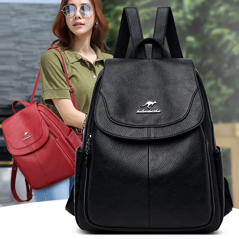 Mochila nova 2025, bolsa de viagem casual grande para mulheres, estilo coreano, textura elegante, interior espaçoso I7Y6