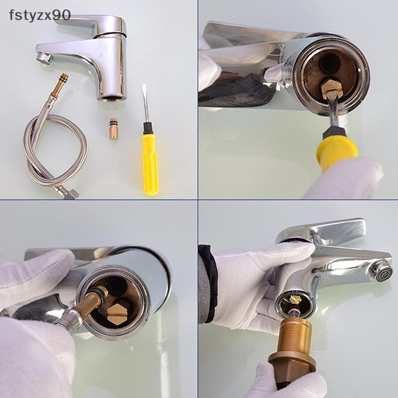 [fstyzx90] 1/5pcs Plugue De Entrada De Torneira M10 De Água Quente E Fria Dispositivo De Cozinha Tampa De Extremidade De
