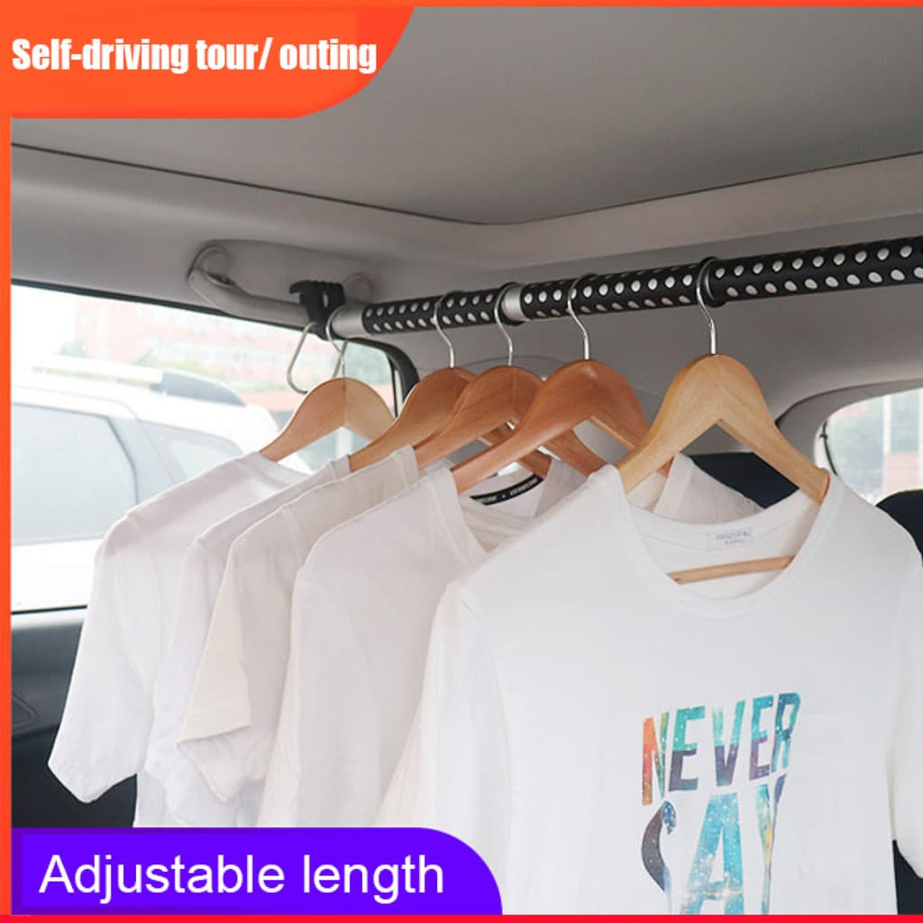 [Durable Stainless Steel] Car Clothes Storage Rack Great for Traveling Families/Car Clothes Rack/Auto Clothes Hanger