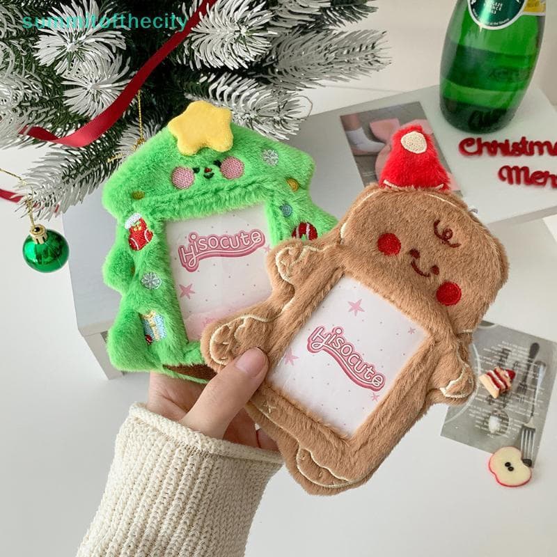 Conjunto de Porta-Cartões de Natal com Boneco de Neve e Árvore de Natal de 3 Polegadas da Prosperityussum 5HXF