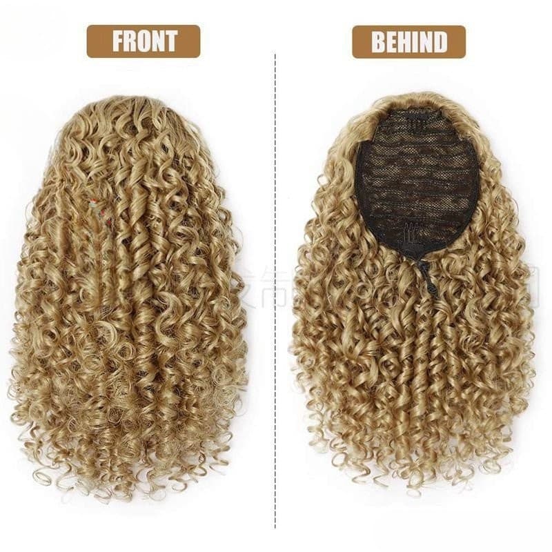 Cabelo Cacheado Elástico com Rede Resistente ao Calor GY6Z 711P AZFF