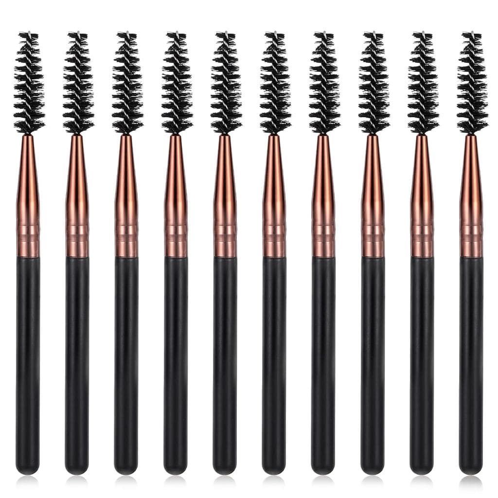 10 Pincéis de Máscara para Cílios, Conjunto de Escovas de Maquiagem para Cílios, Escovas Reutilizáveis para Cílios e Sob