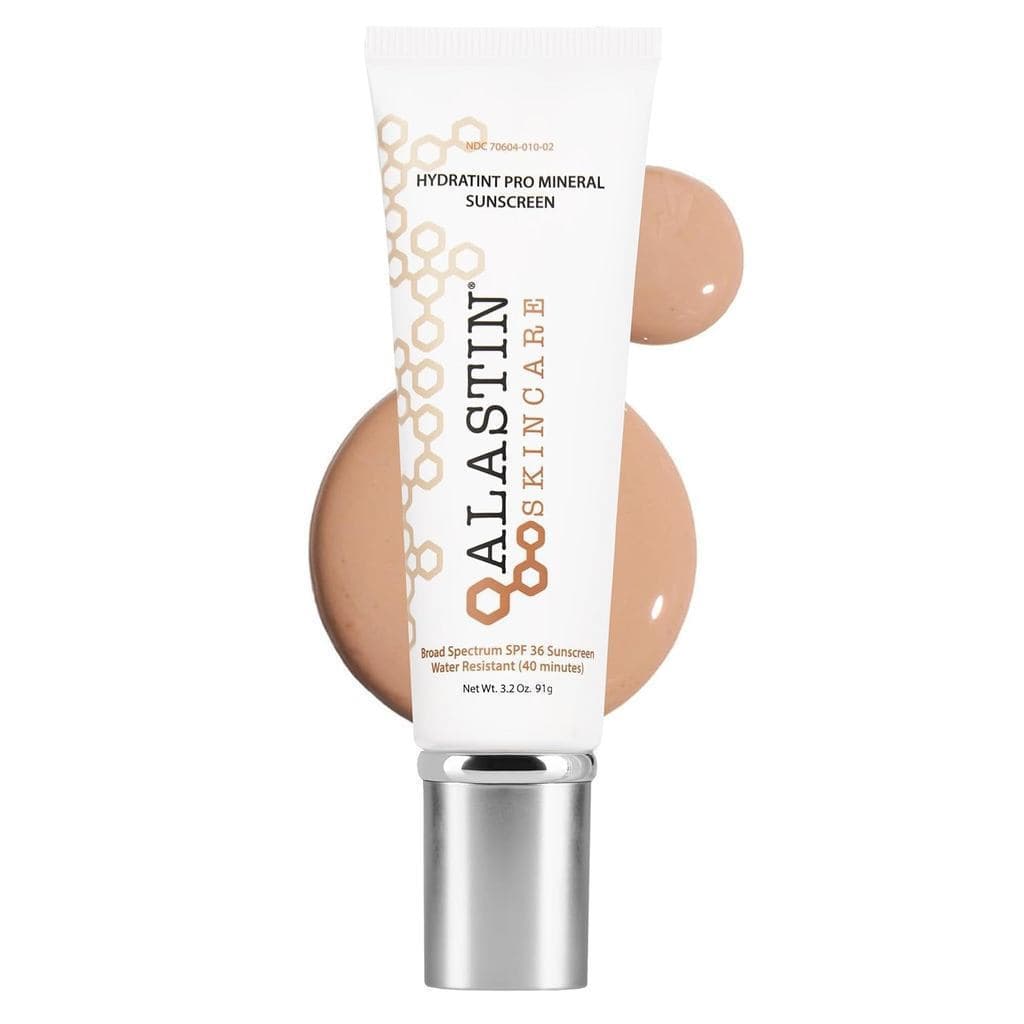 ALASTINcareHydraTintProProtetor Solar Mineral SPF36 (3.2oz) | Hidratante Protetor Solar Diário 2 em 1 para Rosto e Pesco