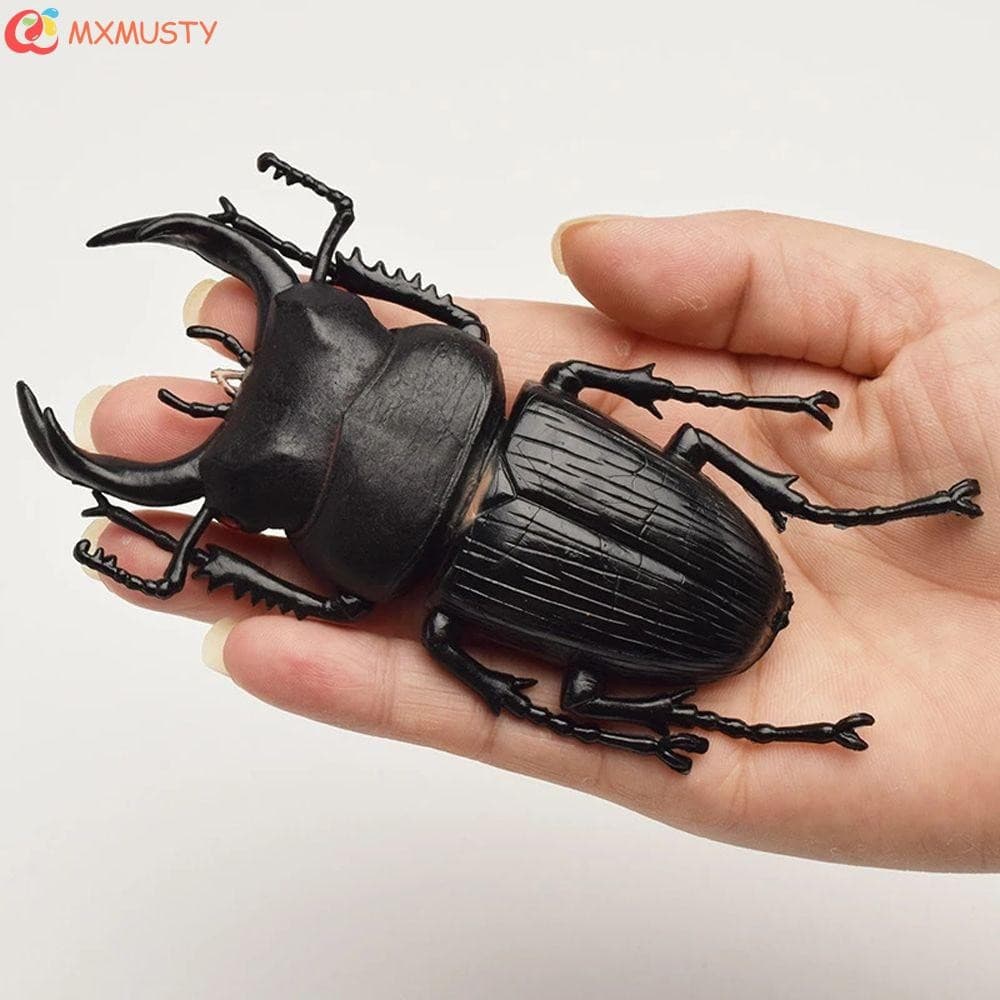 MXMUSTY Simulação Besouro Não-Tóxico Truque Adereços Inseto Brinquedo Animais Piada Brinquedos Crianças Modelo De