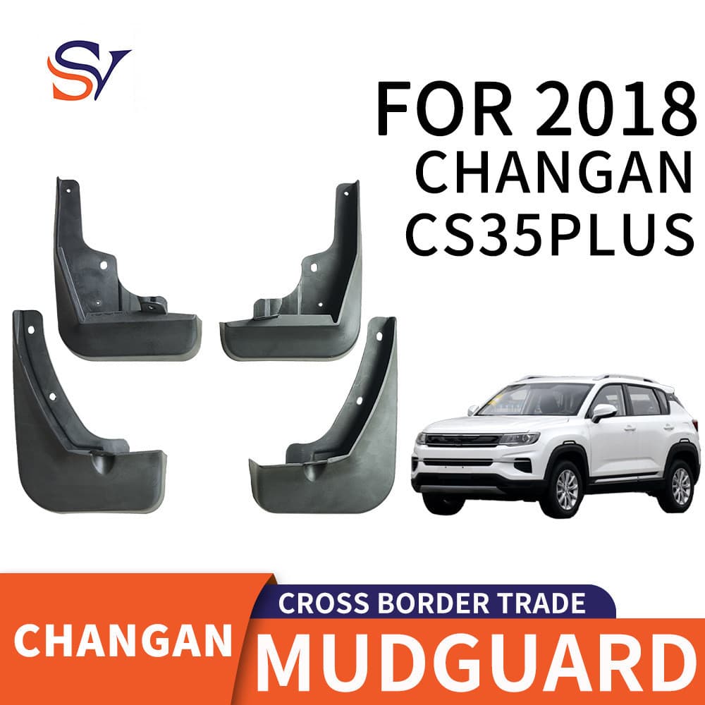 Adequado para 2018 Changan CS35PLUS pneu de carro paralama PP material dianteiro traseiro material de borracha macia par