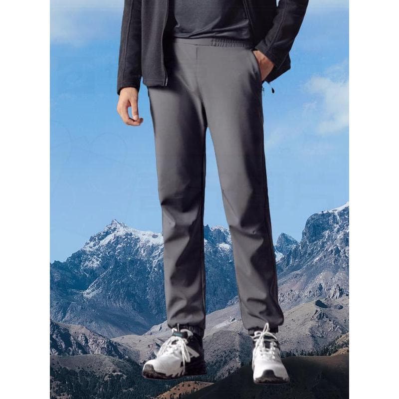Passerby Explorer Fleece-Fleece Calças Calças Masculinas Calças Outono Inverno Montanhismo Correndo Calças Esportivas TA