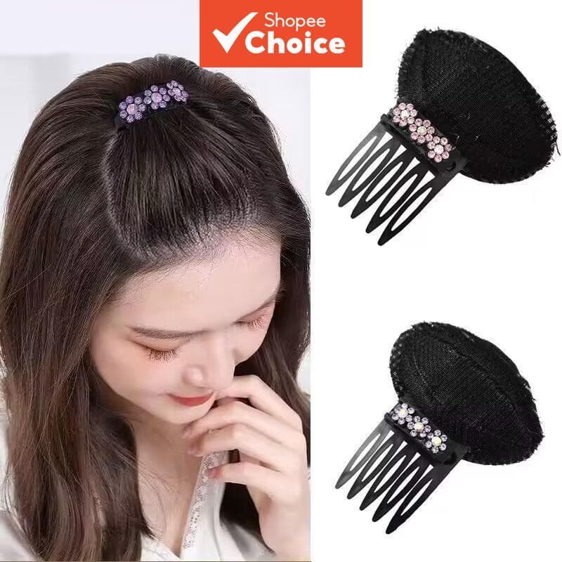 Almofada De Cabelo Invisível , Coroa Plana E Levantador De Bang , Volumizador , Pente De Inserção Para Aumentar A Altura
