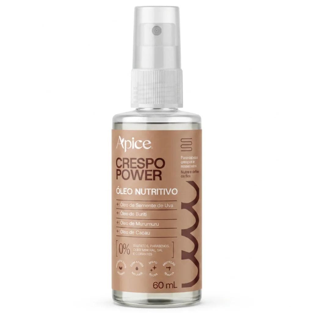 Apice Óleo Reparador de Pontas Finalizador Nutritivo Crespo Power 60ml