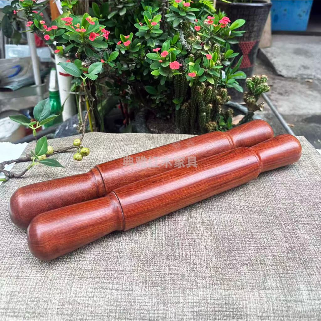 Rolo de massa de madeira inteira de jacarandá birmanês 5x41 frutas grandes sândalo vermelho madeira vermelha fortuna orn