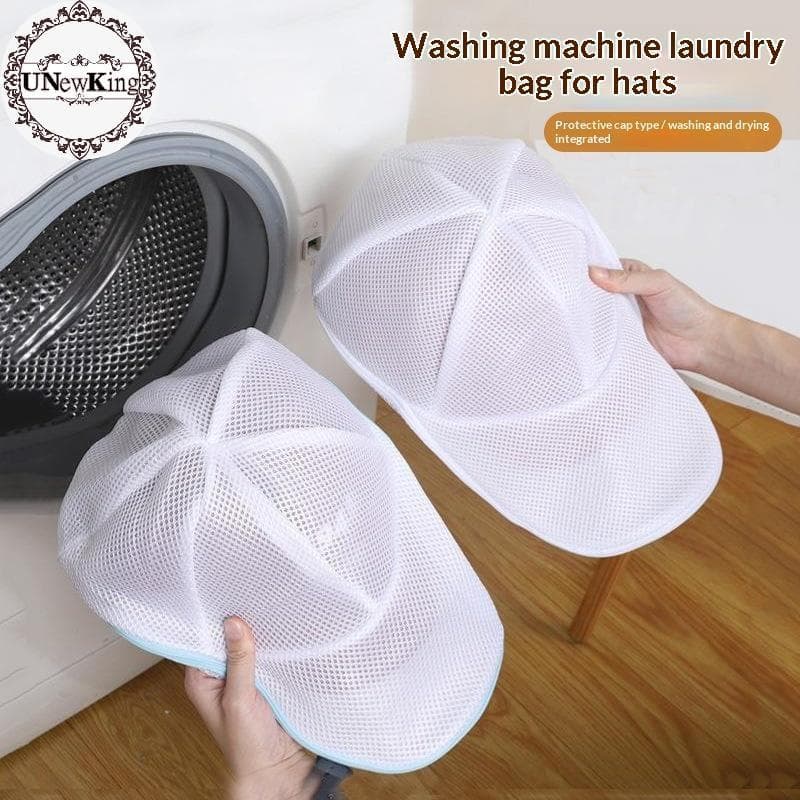 UNewKing Saco De Roupa Suja Com Tampa De Malha Durável Design Antideformação E Zíper Suave Para Limpeza De Máquina De La