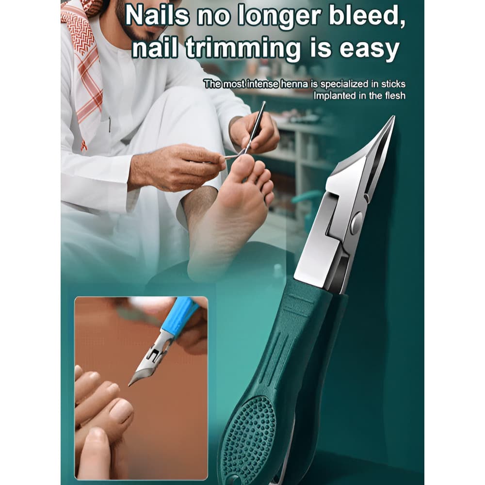 [Anti-Respingos] Corta Unhas para Unhas Encravadas/Inclinado/Profissional para Cuidados com Unhas
