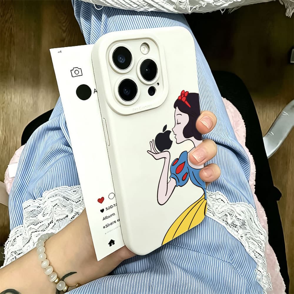 Capa Sem Risco de Quebrar！ Capinha Para iPhone 17 16 15 14 13 12 11 Pro XS Max XR 7 8 Plus SE Fosco Silicon Anti-Queda