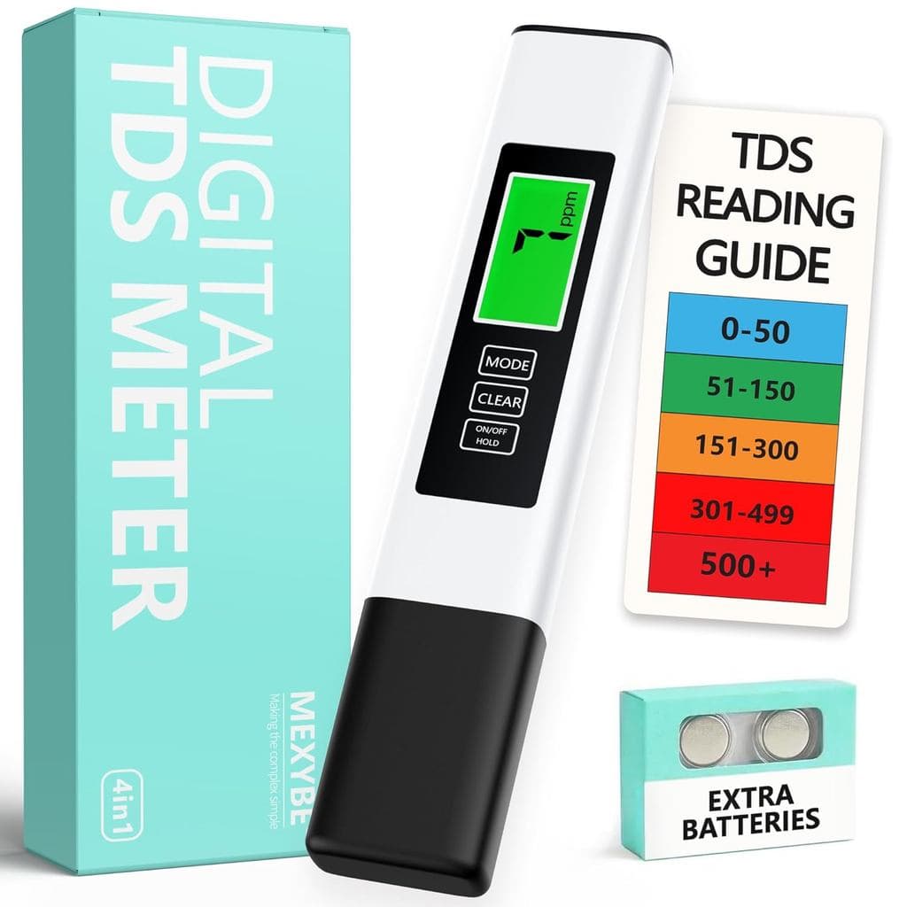 2025 Novo Medidor Digital de Água 4 em 1 TDS - Testador Preciso e Confiável de TDS, EC e Temperatura ° C, ° F) Medidor -