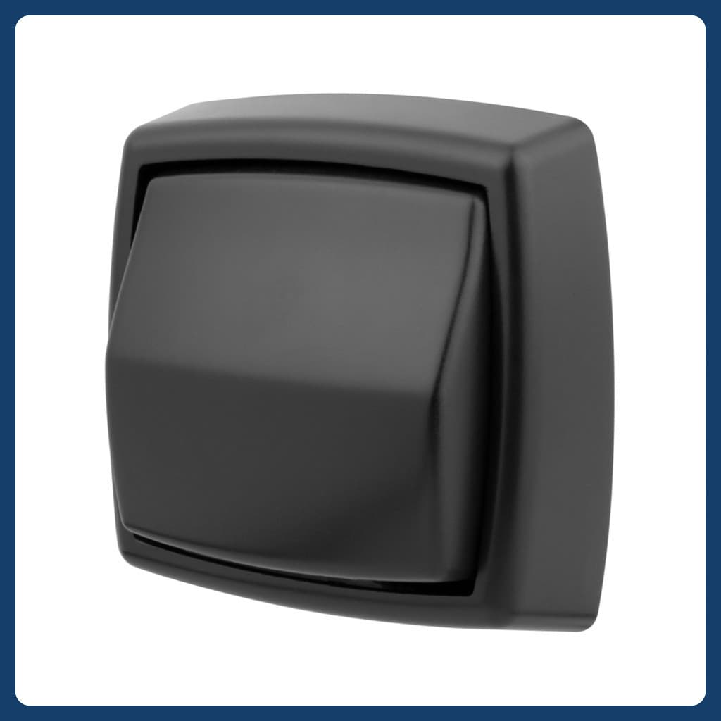 Acabamento para Válvula Descarga Deca Hydra Max ou Docol em Preto