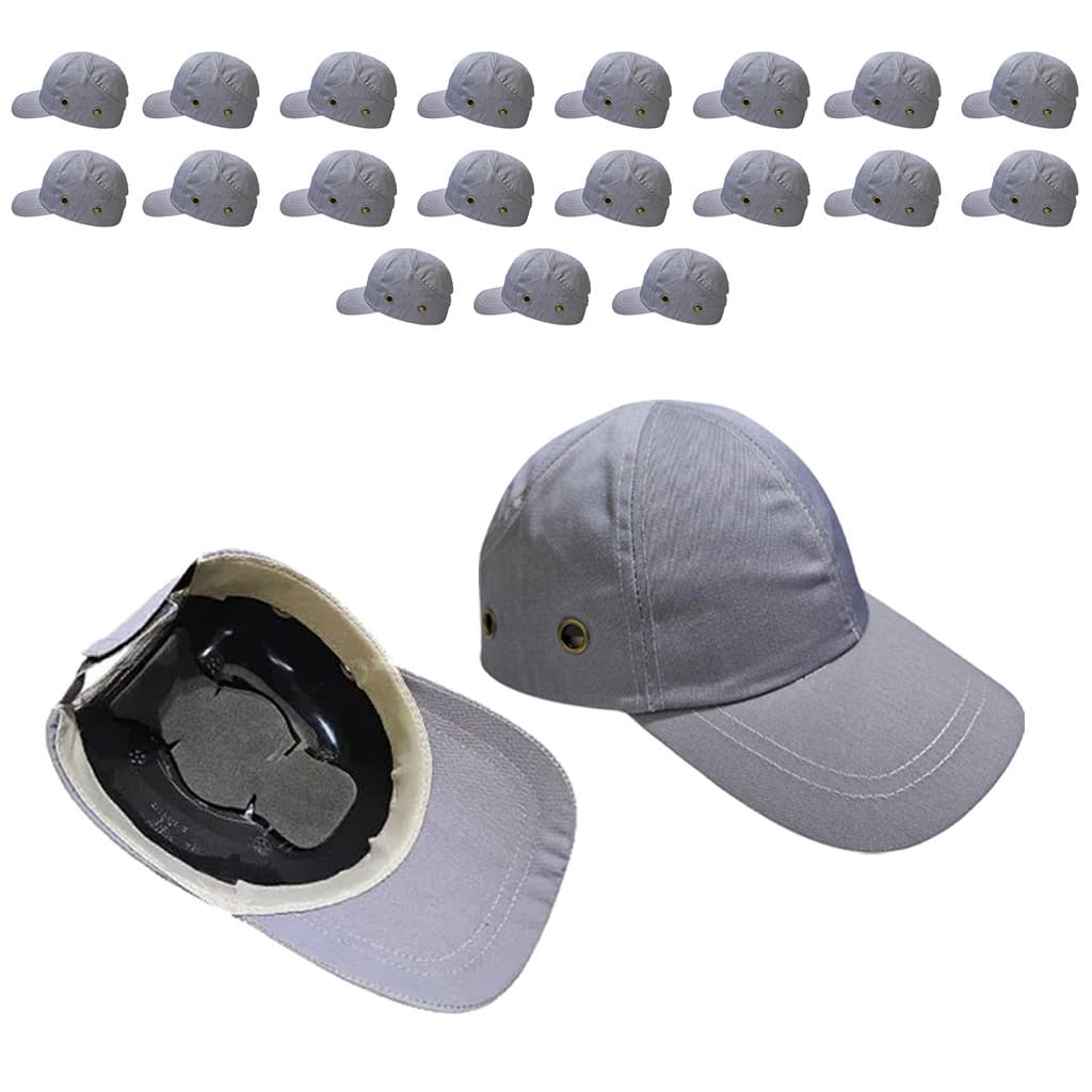 Bone com Capacete EPI Kit 19 Uni Obra Seguranca do Trabalho Casquete Construcao Reparo Oficina Resistente Protecao