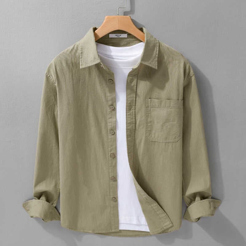 Camisa de manga comprida estilo Hong Kong masculina primavera outono inverno japonês Retro Casual simples solto tamanho