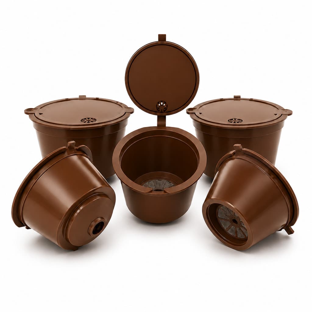 Cápsulas para Dolce Gusto Kit 5 10 Recarregável Reutilizável Cafeteira