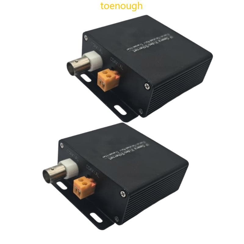 Extensor Coaxial Do Dedo Pé Para Transmissão Vídeo Caixa Metal Até 500 Metros