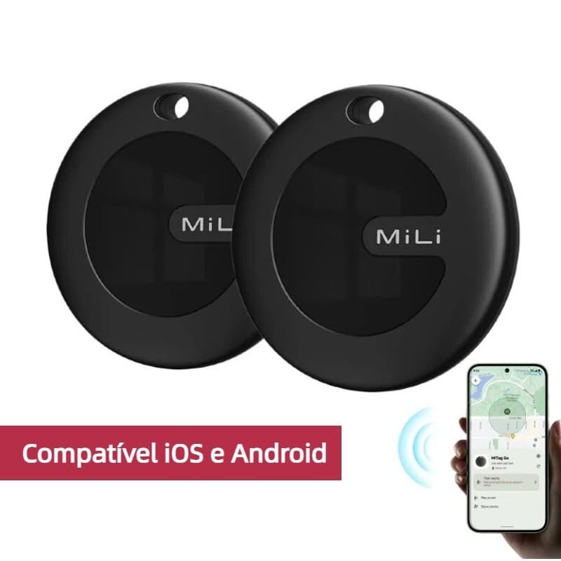 Localizador Anti-Perda Bluetooth MiLi Compatível Com iOS E Android Para Chaves Animais De Estimação