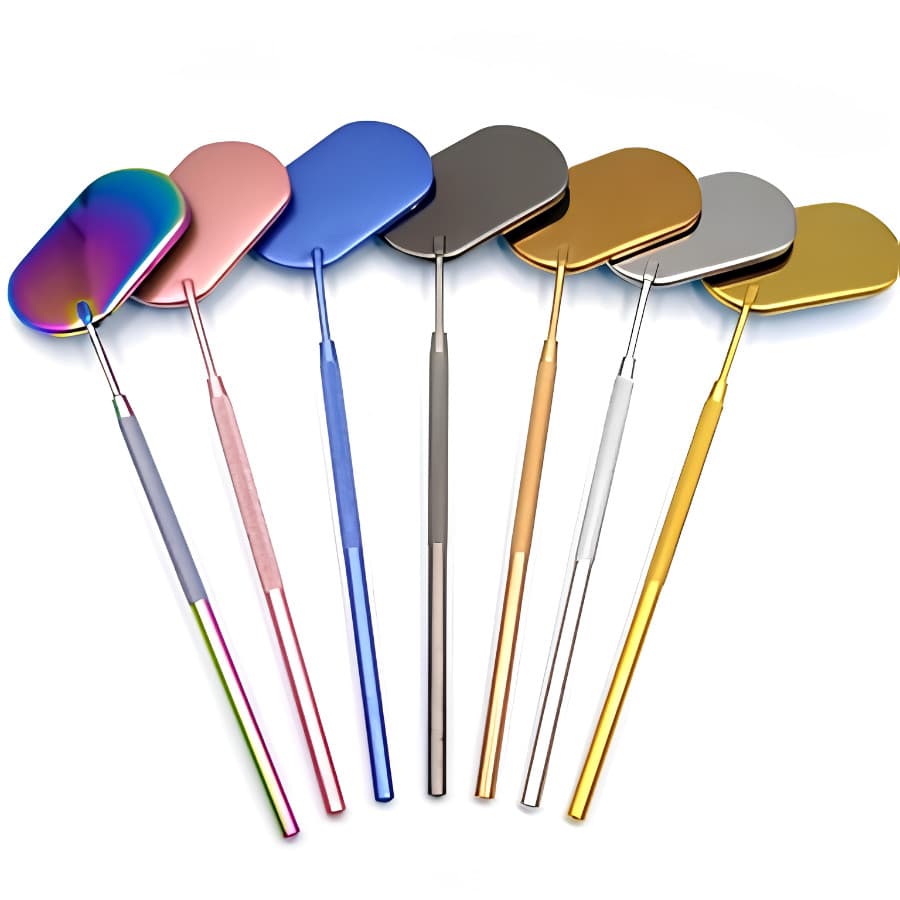 Espelhinho Inox Alongamento De Cílios Extensão.