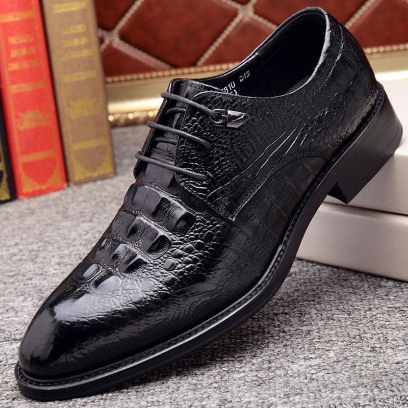 Sapatos de couro genuíno masculino 2025 novo estilo na moda All-Match casamento noivo sapatos masculinos Anti-deslizamen