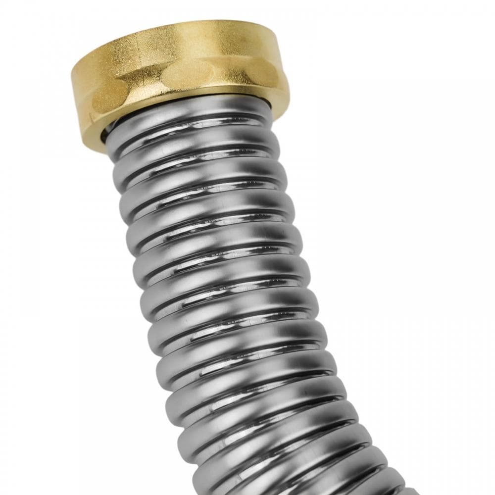 Sink Drain Hose Flexible Kitchen Pipe Hose Stainless Steel Waste Drain 1 Pc