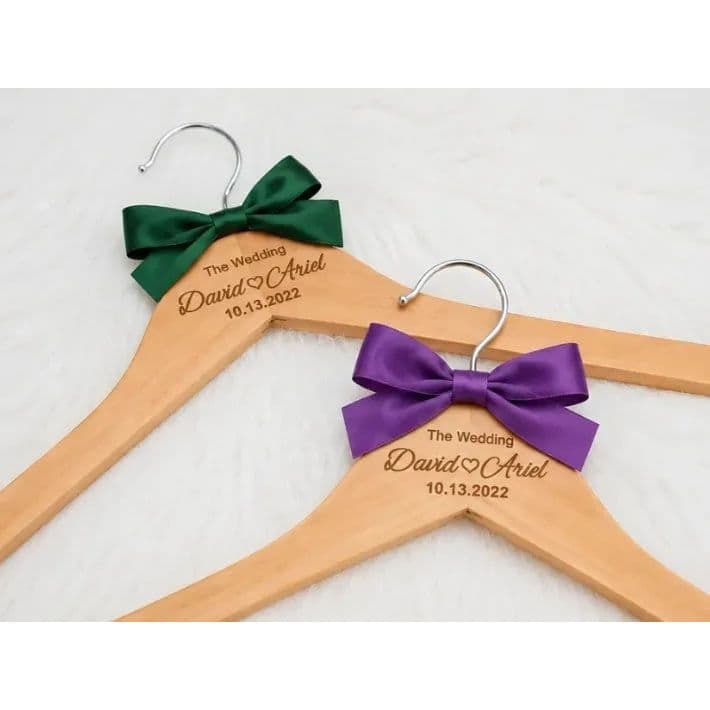 Kit Cabides Personalizados Roxo e Verde para Casamento