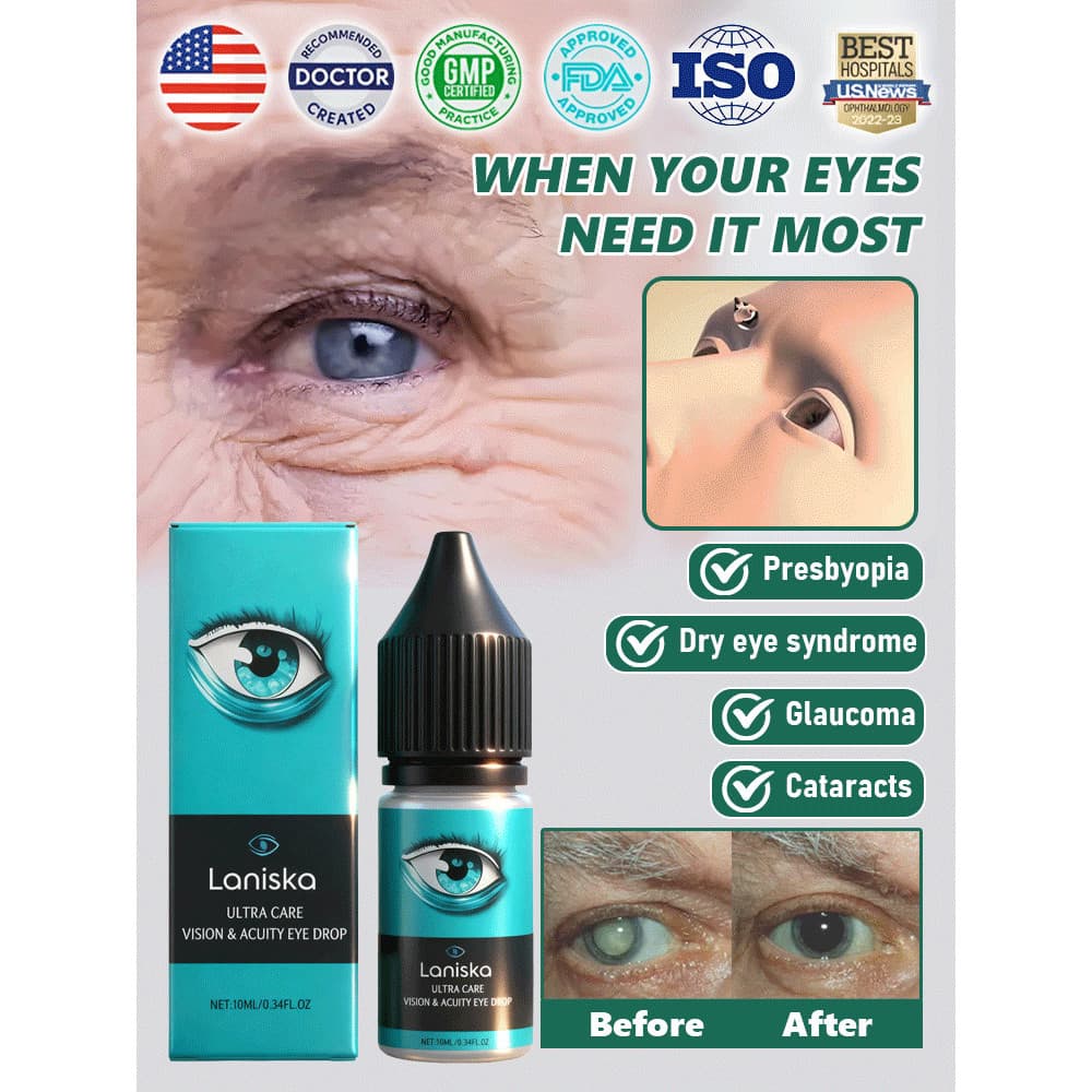 【FDA Certificado EUA】✨Buy 1 Free 1✨ Nano Sérum Olhos/Visão/Olhos Secos