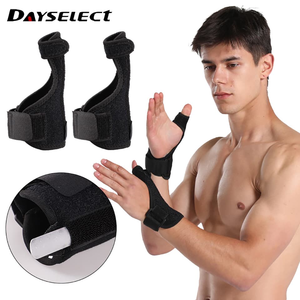 DAYSELECT Protetor De Polegar Pressurizado Ajustável Esportivo Aptidão Estabilizador De Suporte De Pulso